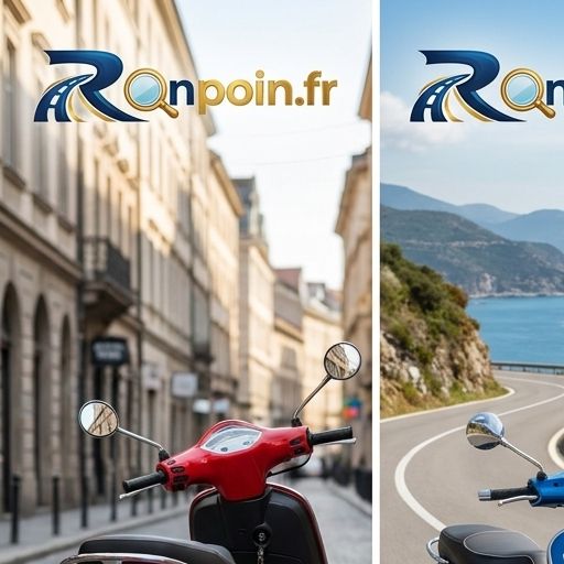 Scooter stationné